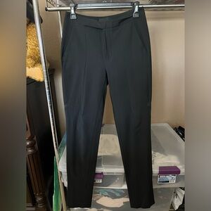 Alexander Wang tapered high waisted trouser with side slits at the ankle
